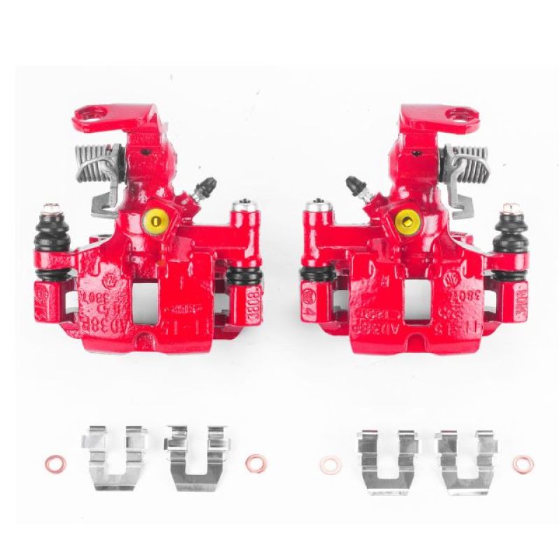 Étriers arrière rouges Power Stop 03-05 Buick Park Avenue avec supports - Paire