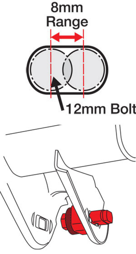 Outil de perforation de fentes SPC Performance 12 x 8 mm