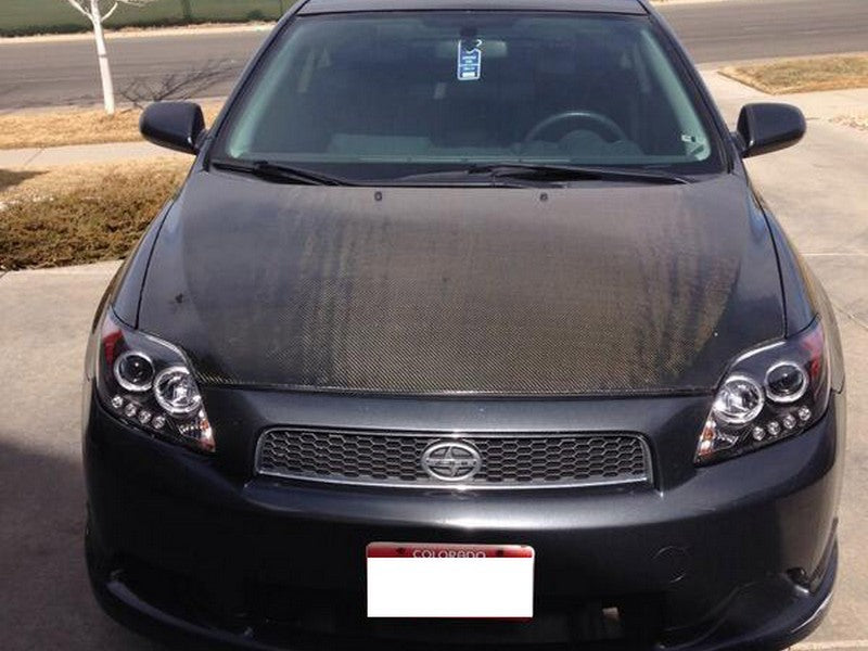 Phares de projecteur Spyder Scion TC 08-10 Halo LED - LED remplaçables Blk PRO-YD-TTC08-HL-BK