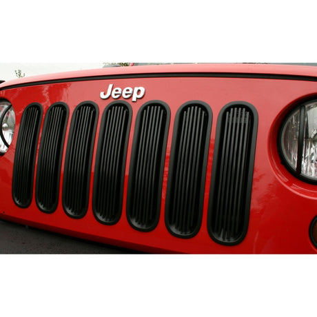 Grille de calandre en billettes Rugged Ridge noire 07-18 Jeep Wrangler JK