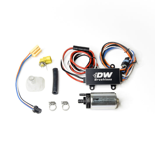 DeatschWerks DW440 440lph Brushless Fuel Pump Single/Dual Controller & Install 05-10 Ford Mustang GT