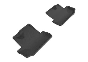 3D MAXpider 2016-2020 Chevrolet Camaro Kagu 2nd Row Floormats - Black 3D MAXpider