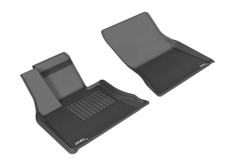 Tapis de sol 3D MAXpider 2014-2019 pour BMW X5/X6 F15/F16 Kagu 1ère rangée - Noir