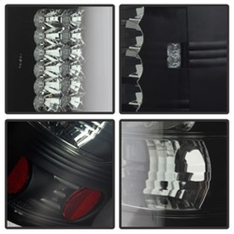 Feux arrière à LED Spyder Ford F150 côté 04-08 (ne convient pas aux modèles Heritage et SVT) Blk Smke ALT-YD-FF15004-LED-BSM
