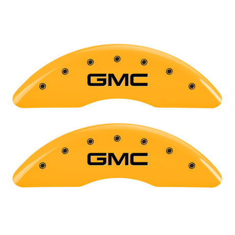 Couvre-étriers MGP 4 gravés avant et arrière MGP finition noire argent ch