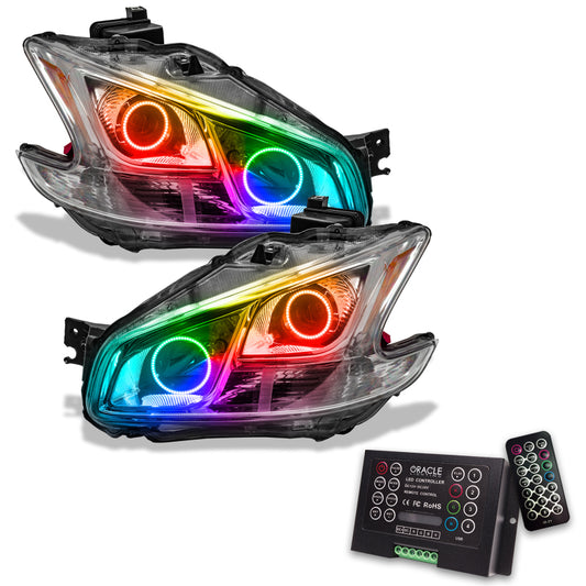 Oracle 09-13 Nissan Maxima SMD HL (Non-HID)-Chrome - ColorSHIFT w/ 2.0 Controller SEE WARRANTY