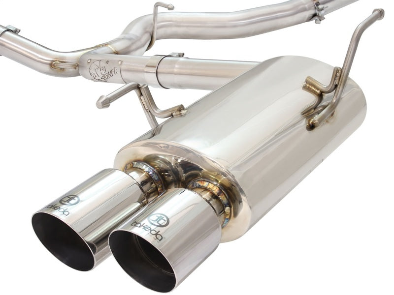 aFe Takeda 3in SS Exhaust Cat-Back 15-16 Subaru WRX/STI 2.0L/2.5L Embouts polis