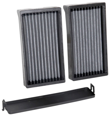Filtre à air d'habitacle K&amp;N 16-18 Nissan Titan XD (lot de 2)