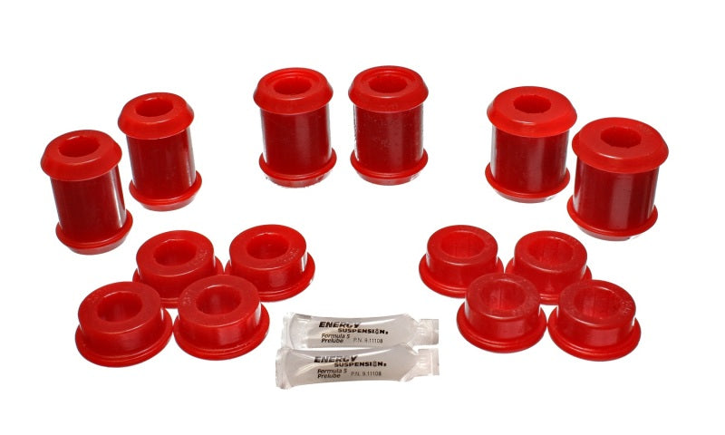 Ensemble de bagues arrière rouges Energy Suspension 04-09 Cadillac XLR/XLR-V / 97-12 Corvette