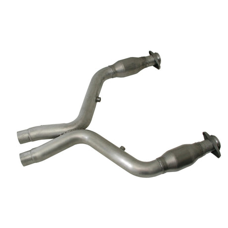 BBK 11-14 Mustang 5.0 Short Mid X Pipe avec convertisseurs catalytiques 3.0 pour collecteurs à tube long BBK