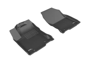 3D MAXpider 2015-2020 Lexus NX/NX Hybrid Kagu 1st Row Floormat - Black 3D MAXpider