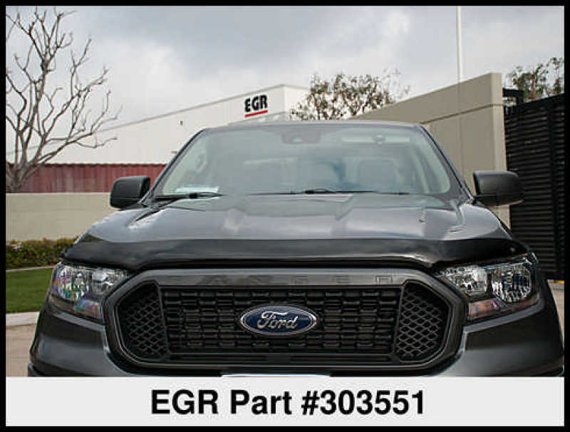 Protection de capot EGR Superguard pour Ford Ranger XL/XLT 2019+ - Fumée foncée (303551)