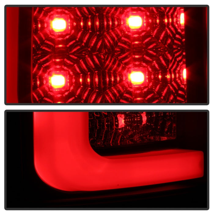 Barre lumineuse à LED pour feux arrière Spyder 07-13 GMC Sierra 1500 V2 - Fumée noire (ALT-YD-GS07V2-LBLED-BSM)