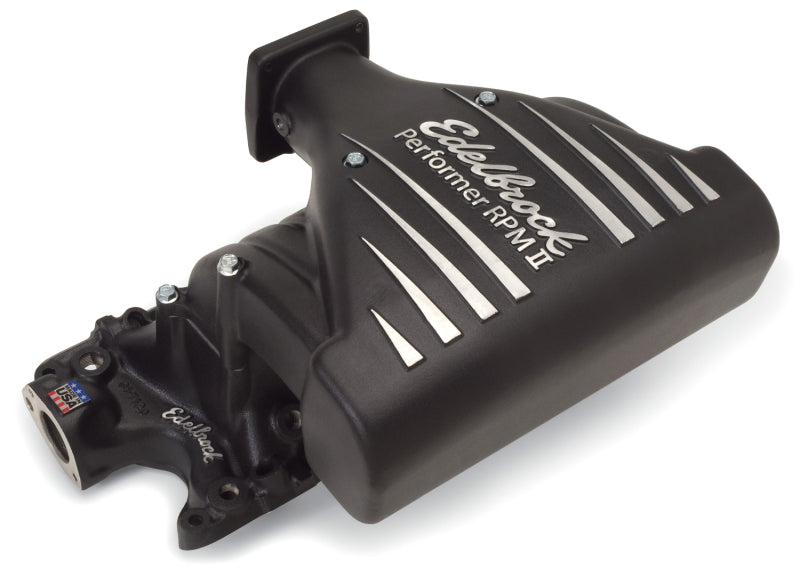 Collecteur d'admission Edelbrock Ford Mustang 5 0L Performer RPM II Collecteur Finition noire