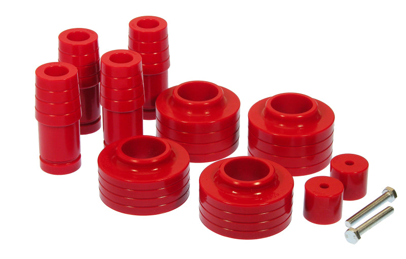 Isolateur de ressort hélicoïdal de levage Prothane Jeep TJ 1,5 po - Rouge