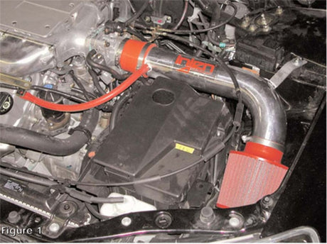 Admission d'air polie Injen 98-02 Accord V6 / 02-03 TL (non type S) 3,2 L à vérin court