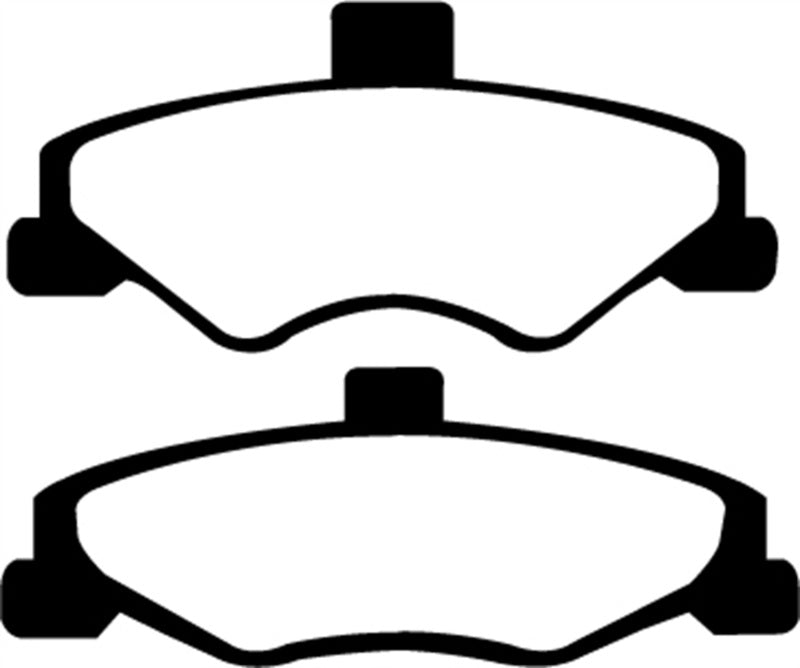 Plaquettes de frein arrière EBC 98-02 Chevrolet Camaro (4e génération) 3.8 Ultimax2