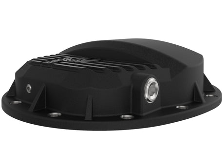 Couvercle de différentiel arrière aFe Pro Series GMCH 9.5 noir avec ailettes usinées 19-20 GM Silverado/Sierra 1500