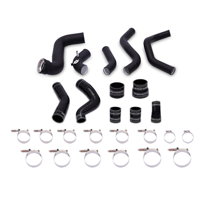 Kit de refroidisseur intermédiaire Ecoboost Mishimoto 11-14 Ford F-150 3,5 L avec tuyaux (noir froissé)