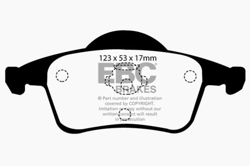 EBC 01-05 Volvo S60 2.3 Turbo T5 Ultimax2 Rear Brake Pads