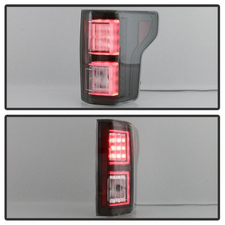 Feux arrière à DEL Spyder 18-19 Ford F-150 (sans capteur d'angle mort) - Noir (ALT-YD-FF15018-LED-BK)