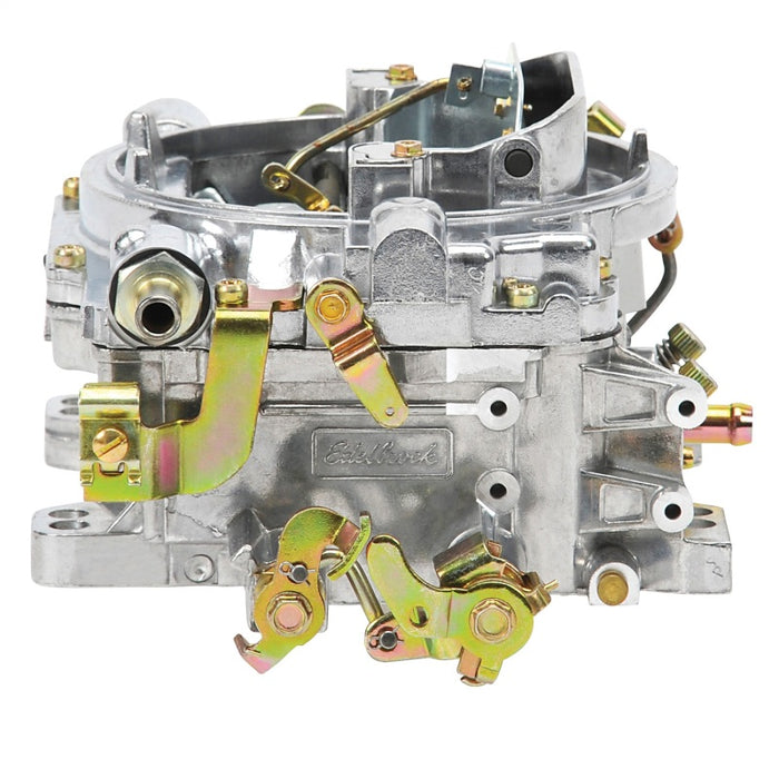 Carburateur Edelbrock Performer Series 4 corps 500 CFM starter manuel finition satinée