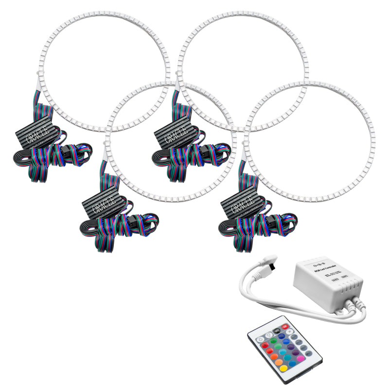 Oracle Jeep Liberty 08-13 Halo Kit - ColorSHIFT avec contrôleur simple VOIR LA GARANTIE