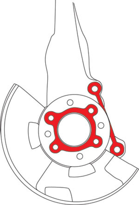 Cale de carrossage SPC Performance 09-14 Hyundai Genesis +.50 (jeu de 2)