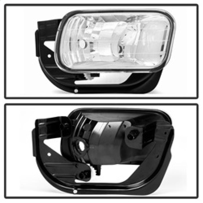 Feux antibrouillard OEM Spyder 09-12 Dodge Ram 1500 avec support métallique et interrupteur - Transparent (FL-DR09-SW-C)