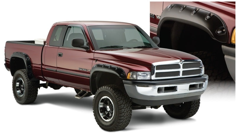 Bushwacker 94-01 Dodge Ram 1500 Fleetside Pocket Style Flares 4 pièces 78,0/96,0 po - Noir
