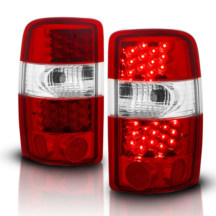 Feux arrière à LED ANZO 2000-2006 Chevrolet Suburban Rouge/Clair