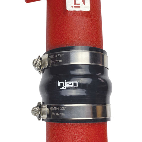Tuyaux d'échangeur thermique SES rouges froissés Injen 19-20 pour BMW Z4 / Toyota Supra 3.0L Turbo 2020