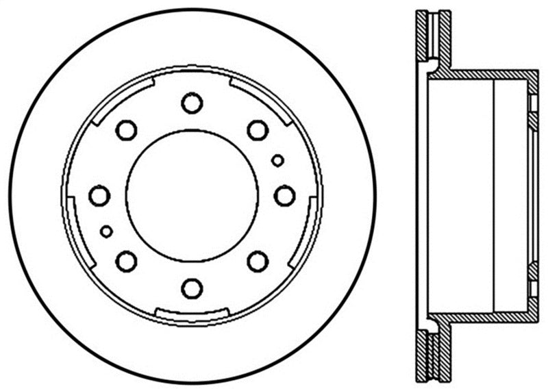 Disque de frein StopTech Sport percé et fendu - Avant droit