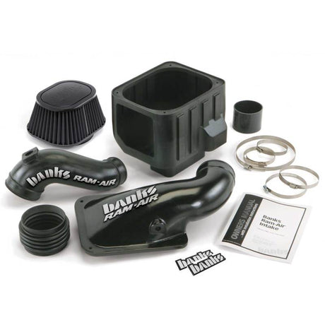 Système d'admission d'air Ram-Air Banks Power 01-04 Chevy 6.6L LB7 - Filtre sec