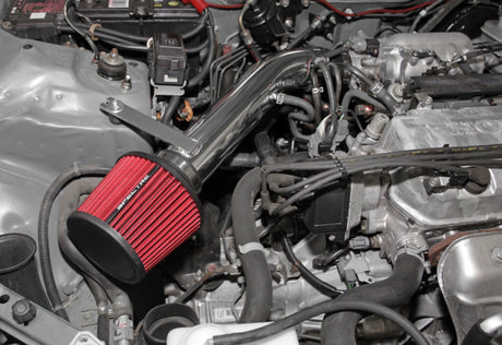 Kit d'admission d'air Spectre 92-00 Honda Civic L4-1.6LF/I - Poli avec filtre rouge