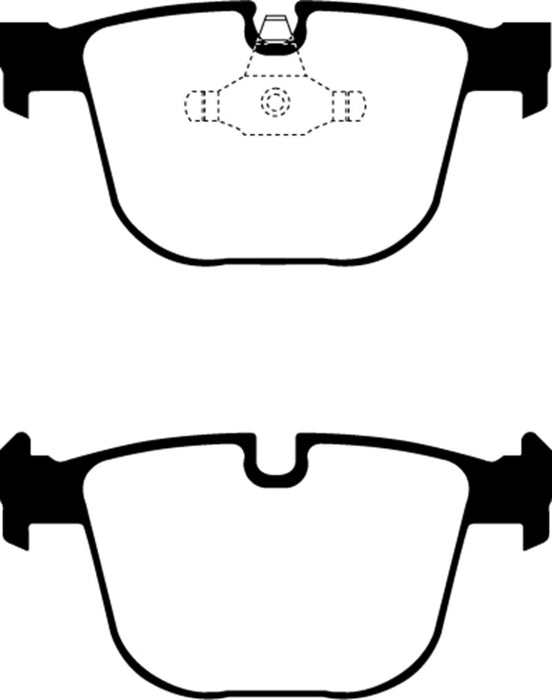 Plaquettes de frein arrière Redstuff EBC 08-10 pour BMW M3 4.0 (E90)