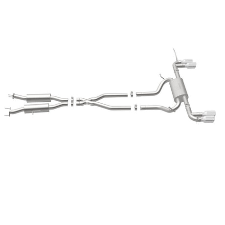 Cat Back MagnaFlow, SS, 2,5 po, pointe polie quadruple fendue de 4 po 14-15 Jeep Grand Cherokee 3,6 L/5,7 L V6/V8