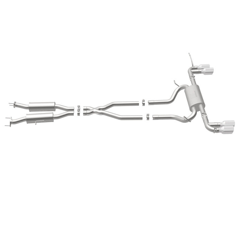 Cat Back MagnaFlow, SS, 2,5 po, pointe polie quadruple fendue de 4 po 14-15 Jeep Grand Cherokee 3,6 L/5,7 L V6/V8