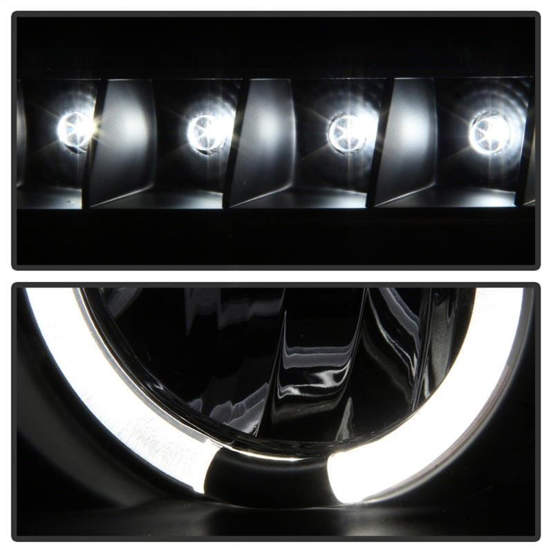 Phares de projecteur Spyder Toyota Tundra 07-133 LED Halo LED Blk PRO-YD-TTU07-HL-BK