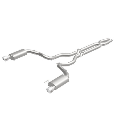 Catback MagnaFlow, SS, 3 po, Street, double embouts polis de 4,5 po, Ford Mustang GT V8 5,0 L 2015