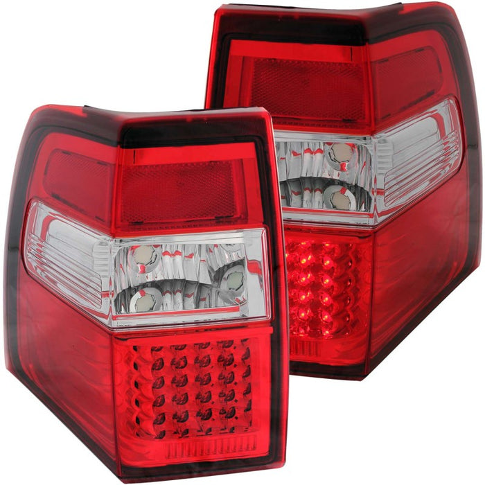 Feux arrière à LED ANZO 2007-2014 Ford Expedition Rouge/Clair