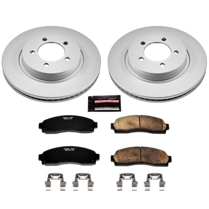 Kit de freins Power Stop 02-05 avec revêtement Geomet Z17 Evolution pour Ford Explorer avant