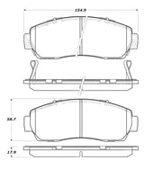 Plaquettes de frein avant StopTech Performance pour Acura RDX 2010-2012