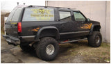 Élargisseurs de style découpé Bushwacker 88-99 Chevy C1500 2 pièces - Noir