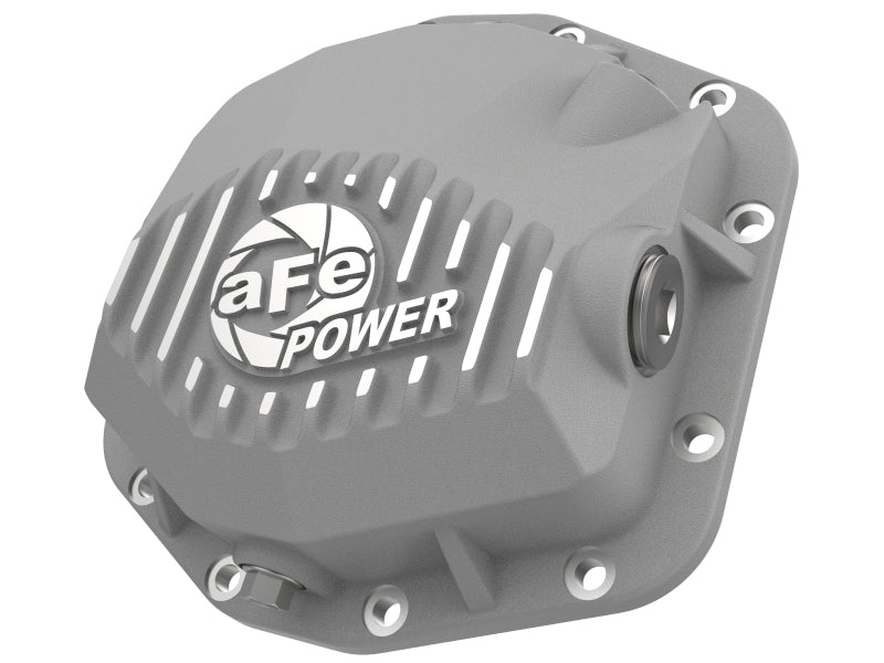 Couvercle de différentiel arrière aFe Power Street Series brut avec ailerons usinés 18-21 Jeep Wrangler JL Dana M200