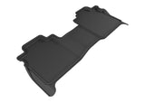 Tapis de sol 3D MAXpider 2016-2019 Nissan Titan Crew Cab Kagu 2e rangée - Noir