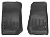 Revêtements de sol noirs Husky Liners 07-12 Jeep Wrangler WeatherBeater