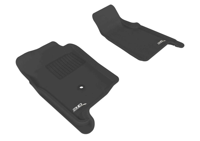 Tapis de sol 3D MAXpider pour Ford Ranger 1998-2011 à cabine standard/supercabine Kagu 1ère rangée - Noir