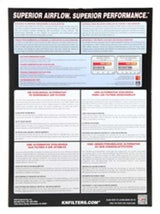 Filtre à air de remplacement unique K&amp;N pour Mercedes-Benz Classe C/CLS/E/GLK/ML/S/SLK Diesel 2009-2014
