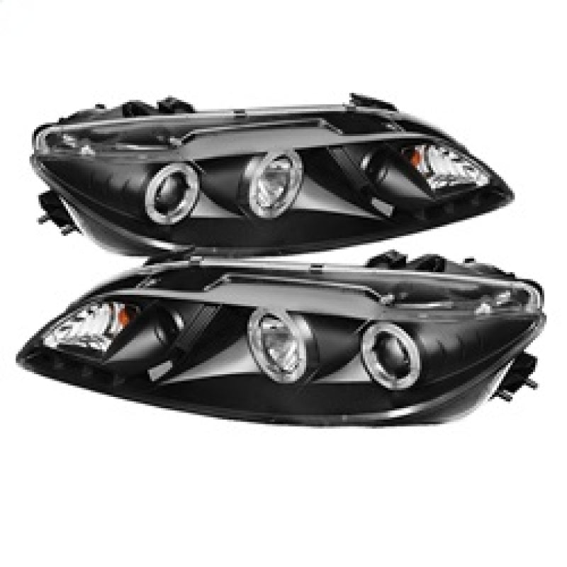 Spyder Mazda 6 03-05 avec phares antibrouillard projecteurs LED Halo DRL Blk PRO-YD-M603-FOG-DRL-BK